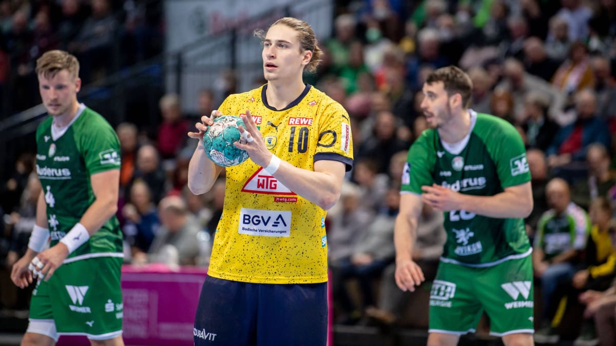 Maillot Rhin-Neckar Lion 23/24 Signé Juri Knorr - NEUF Avec étiquettes - Taille XXL