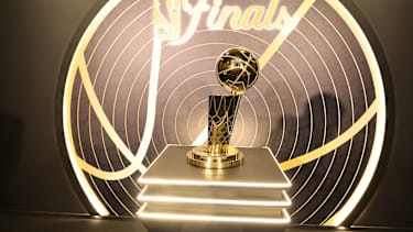 Die NBA-Trophäe.