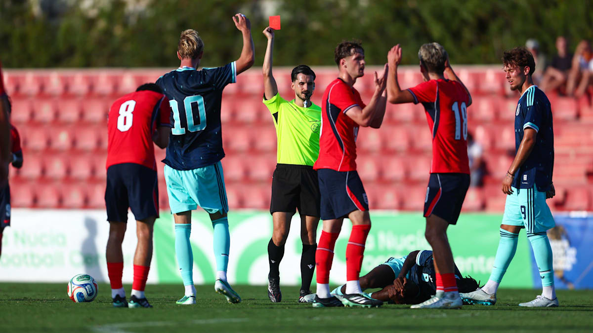 Despite being numerically inferior, England put an end to