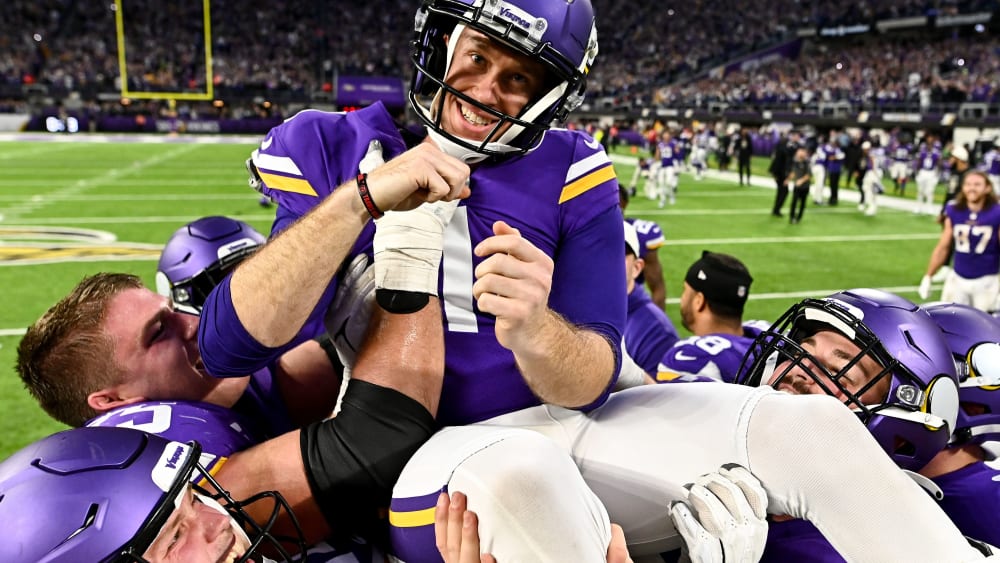 NFL Vikings schaffen größte Aufholjagd der Geschichte kicker