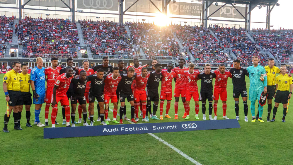 The Game Against Dc United Was One Of Two Friendly Matches On Bayern'S Visit To The United States.