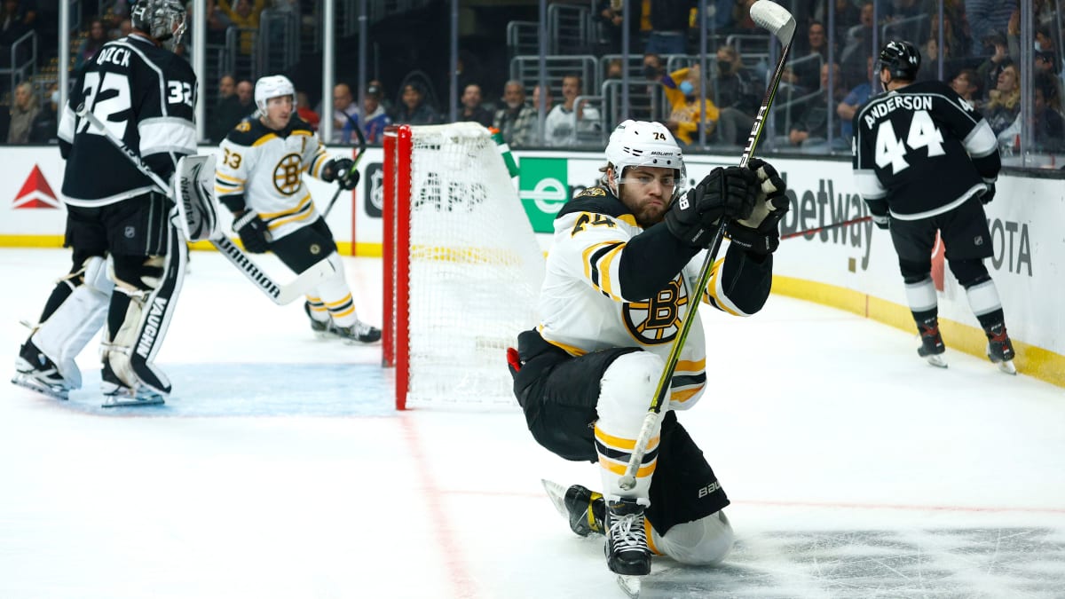 DeBrusk-Hattrick für Boston: Kings-Serie endet abrupt - kicker