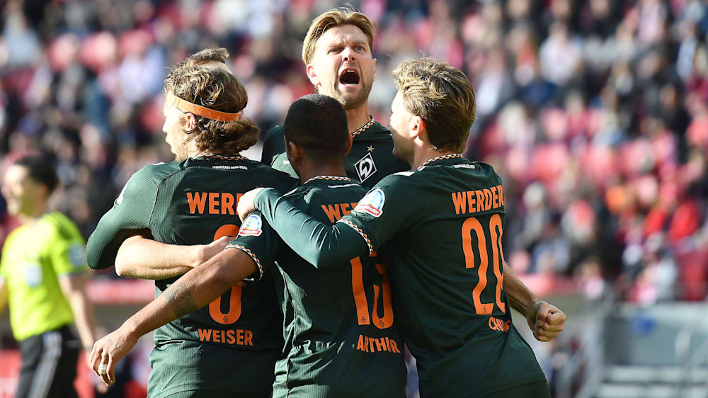 Dritter Saisonsieg: Werder gewann auch dank Doppelpacker Niclas Füllkrug mit 3:2 in Mainz.