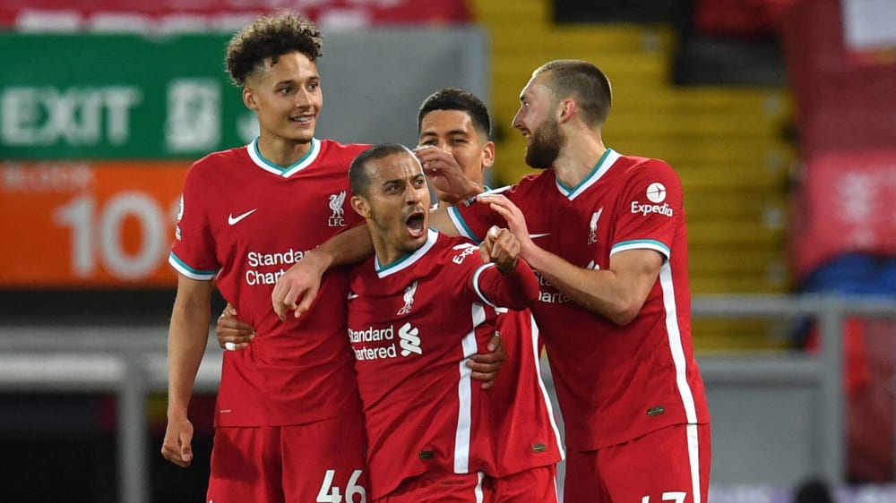 Erzielte gegen Southampton sein erstes Premier-League-Tor: Thiago (#6).