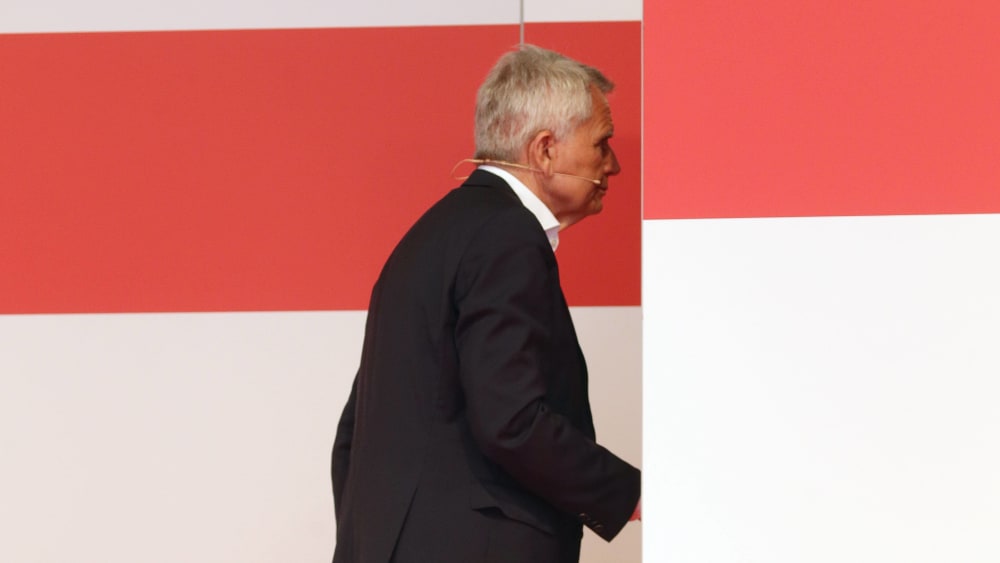 Ende eines Selbstzerstörungsmodus: Wolfgang Dietrich, hier am Sonntag bei der Mitgliederversammlung.