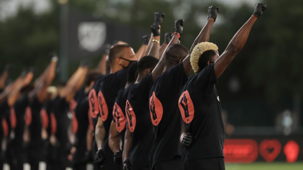 Die schwarzen MLS-Profis unterstützen die "Black Lives Matter"-Bewegung