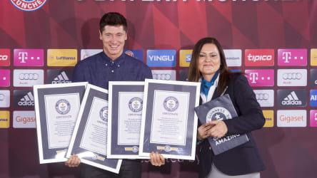 Robert Lewandowski mit vier Guinness-Rekorden