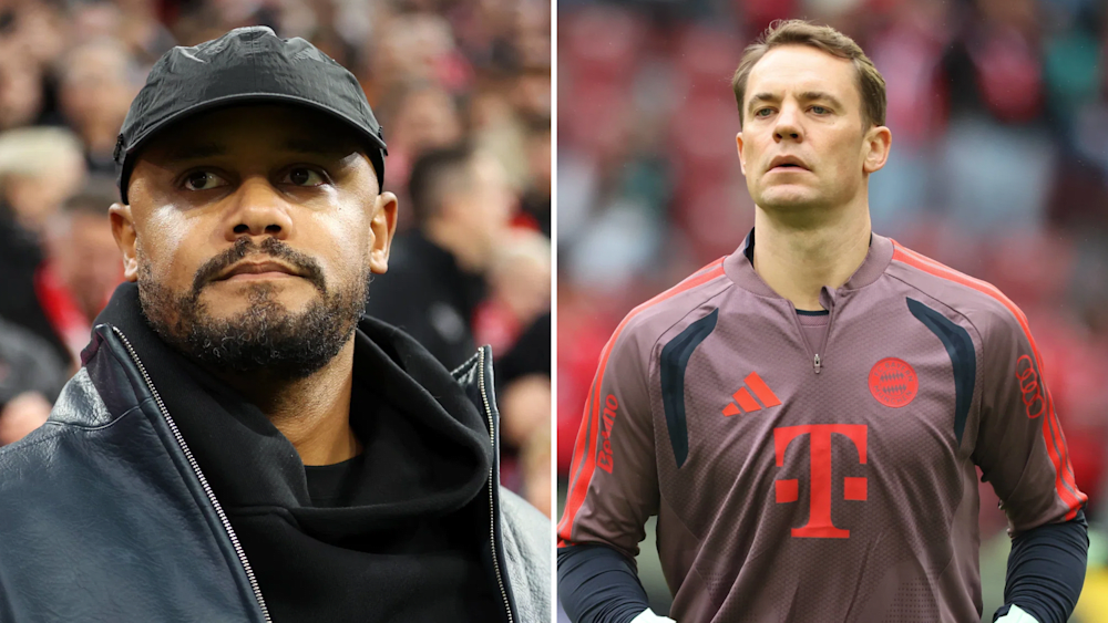 Vincent Kompany verpasste das Abschlusstraining, Manuel Neuer war hingegen dabei.