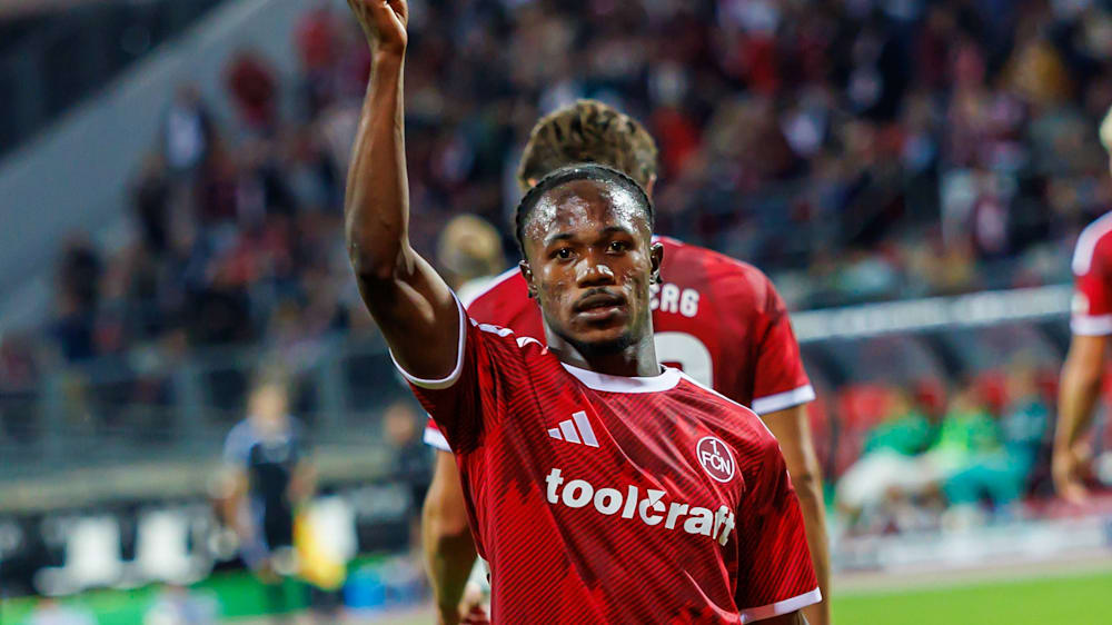 Auf den Torjubel von Mohamed Ali Zoma muss der 1. FC Nürnberg vorerst verzichten.