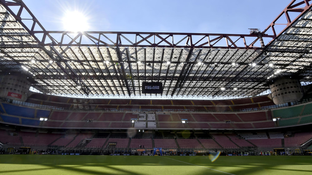 Wie hier in Mailand wird es in der kommenden Zeit überall in Italien keine Zuschauer im Stadion geben.
