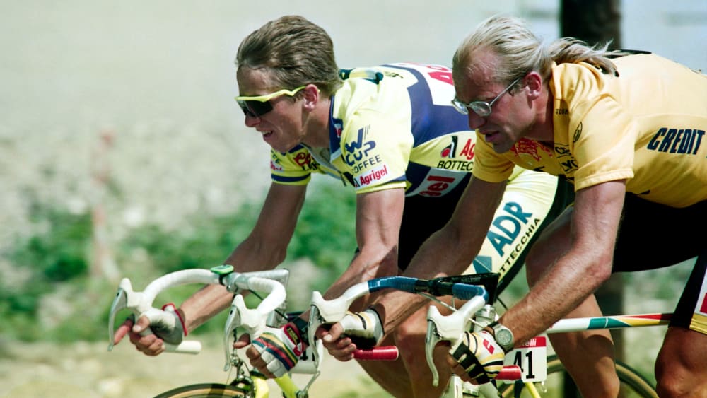 Lieferten sich einen historischen Fight: Greg LeMond und Laurent Fignon.