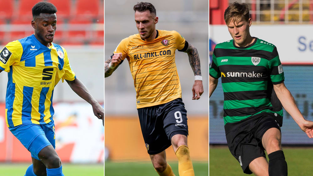Merveille Biankadi (li.), Patrick Schmidt, Oliver Steurer (re.)