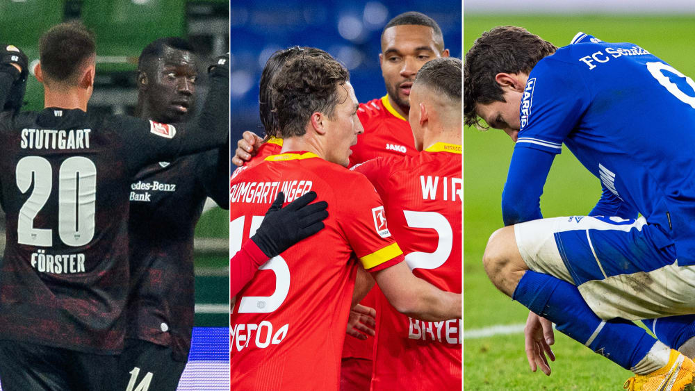 Stuttgart jubelt in Bremen, Leverkusen springt auf Schalke auf Platz zwei.