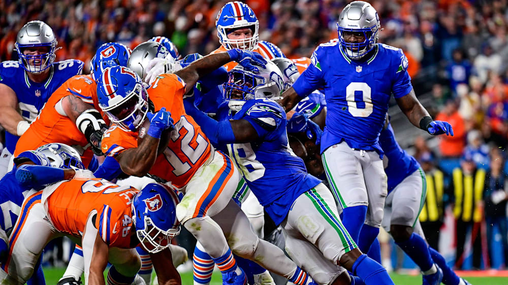 Die Broncos bezwingen die Seahawks.
