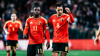 Belgiens neue Hoffnungsträger für die WM: Jeremy Doku (li.) und Kapitän Youri Tielemans