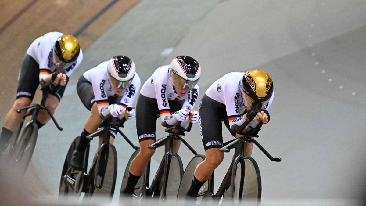 BahnradWM Siegesserie des FrauenVierers beendet kicker