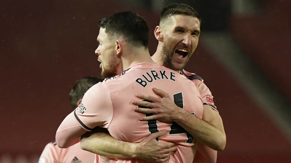 Ging im Old Trafford zweimal in Führung: Sheffield United um Matchwinner Burke.