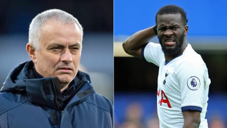 José Mourinho und Tanguy Ndombelé