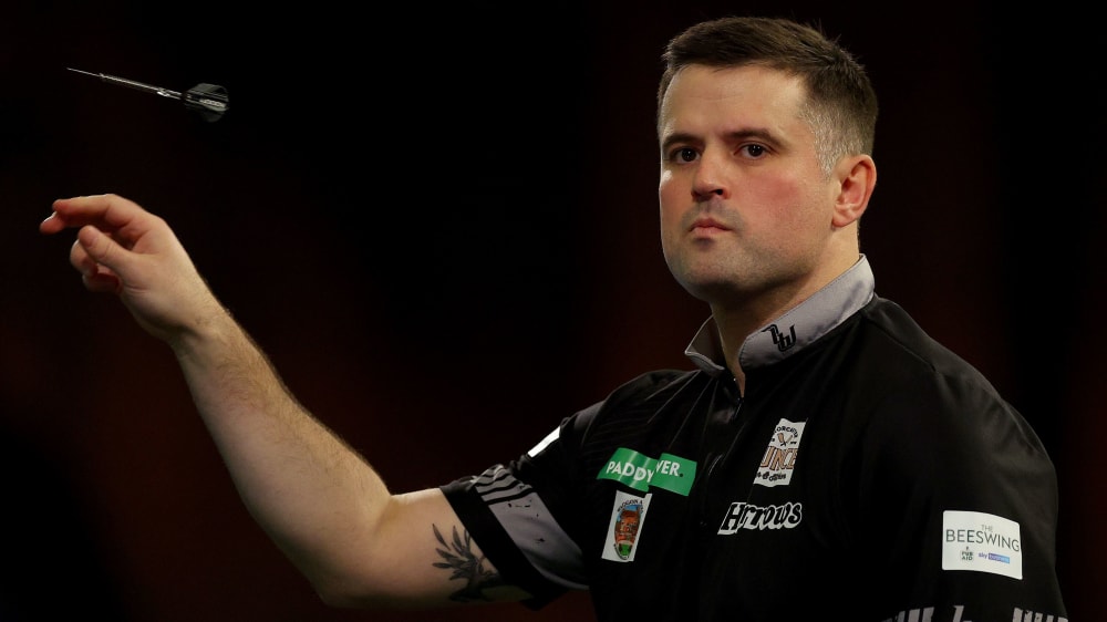 DartsWM Woodhouse scheidet aus Mansell souverän kicker