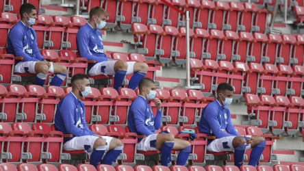 Die Schalker "Bank" in Berlin