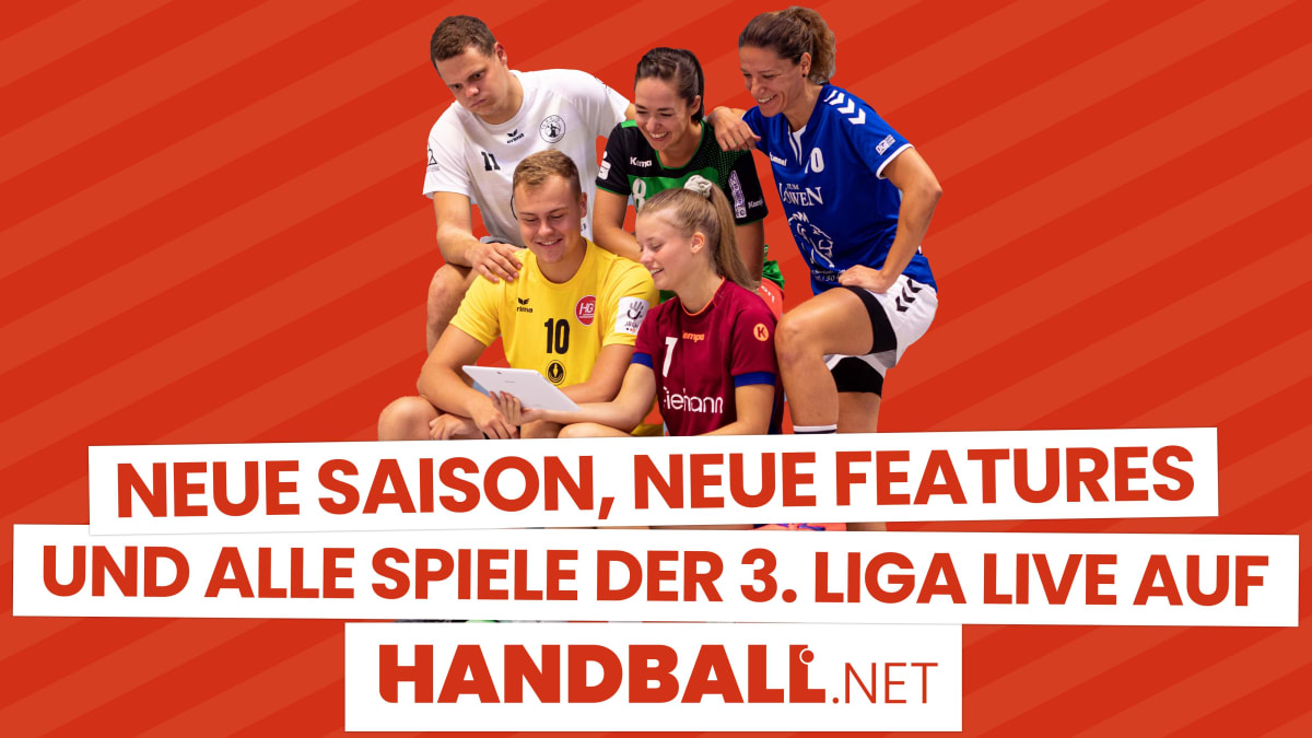 Alle Drittliga-Spiele künftig live auf handball