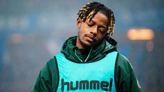 Zwei Minuten Einsatzzeit in Hamburg: Samuel Mbangula.