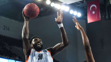 Turk Telekom - Ratiopharm Ulm BTK Euro Cup Basketball match in Ankara, Turkey, on 25 October 2023. (Depo Photos) 18110438
