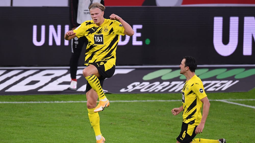 Erling Haaland und Thomas Delaney
