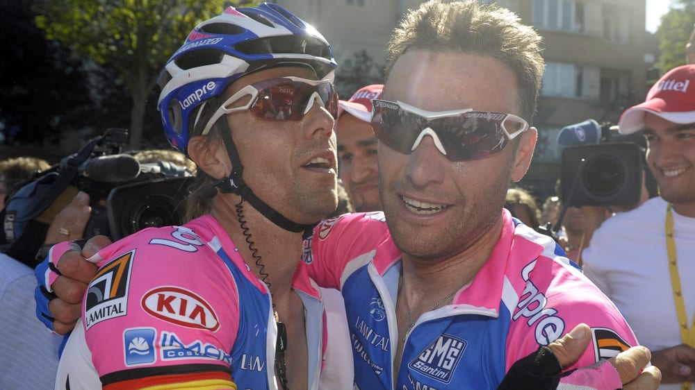 Machten auch beim Doping gemeinsame Sache: Danilo Hondo (links) und Alessandro Petacchi.