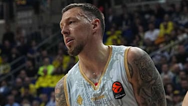 ISTANBUL, TURKEY - MARCH 5: Daniel Theis of Monaco in action during the EuroLeague match between Fenerbahce Beko Istanbul and AS Monaco at Ulker Sports Arena on March 5, 2026 in Istanbul, Turkey. Ä±STANBUL tURKEY Copyright: xSeskimphotox Fener-Monaco-050326 (48)