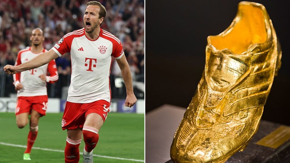 Das Golden Shoe Abschlussranking 2023 24 Kane distanziert Titelverteidiger klar kicker