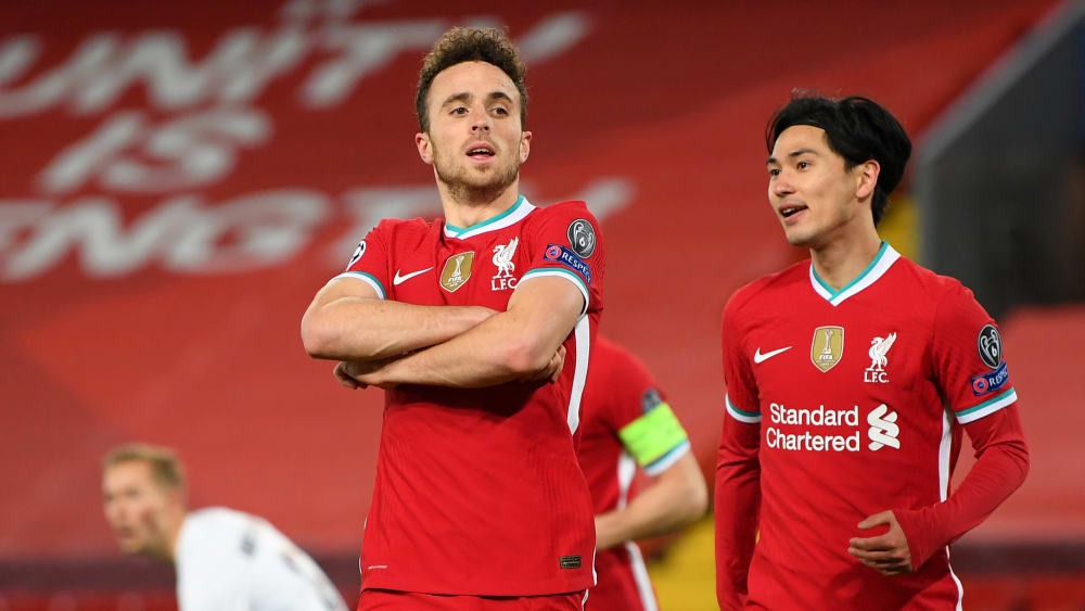 Diogo Jotas Treffer ebnete Liverpool gegen Midtjylland den Weg.
