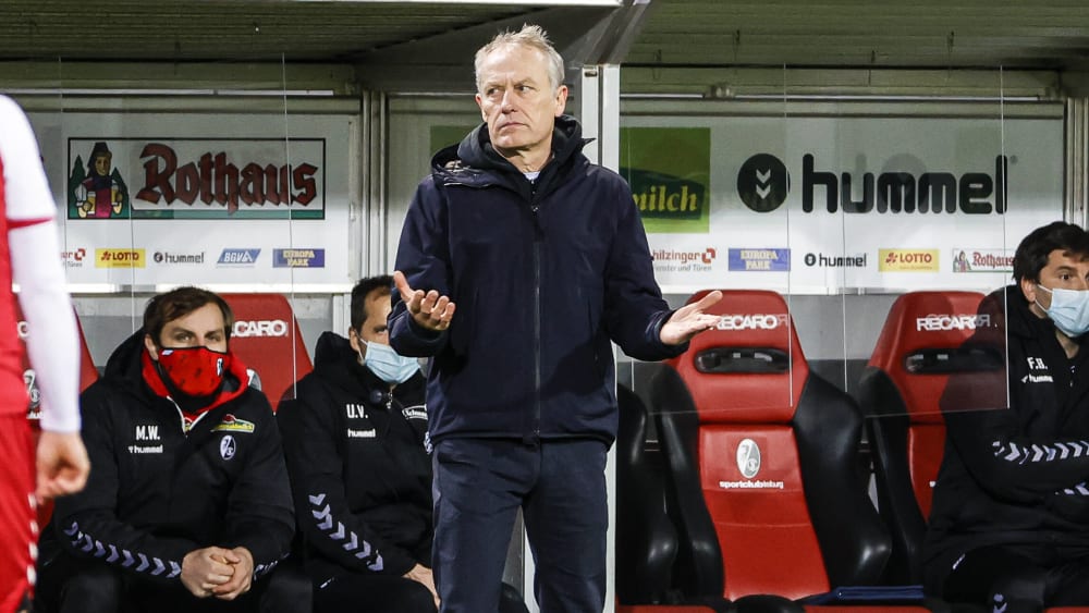 Punkt gegen Frankfurt: Christian Streich.