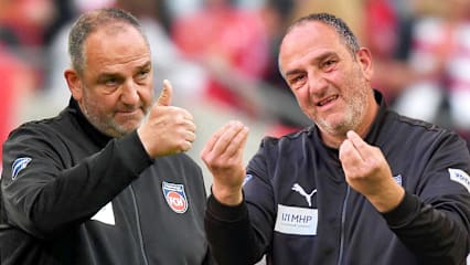 Mal Daumen hoch, mal hadernd: Frank Schmidt erlebte eine ereignisreiche Saison, in der die Aufholjagd zu spät kam.
