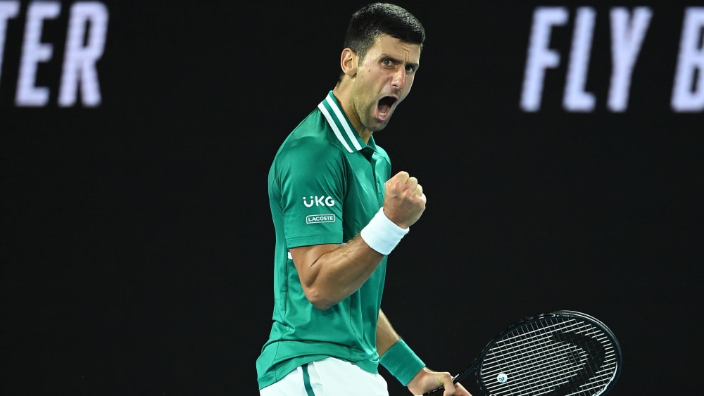 Wieder im Halbfinale: Novak Djokovic.