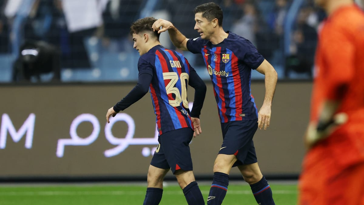 Gavi überragt Barça holt Supercopa gegen Real