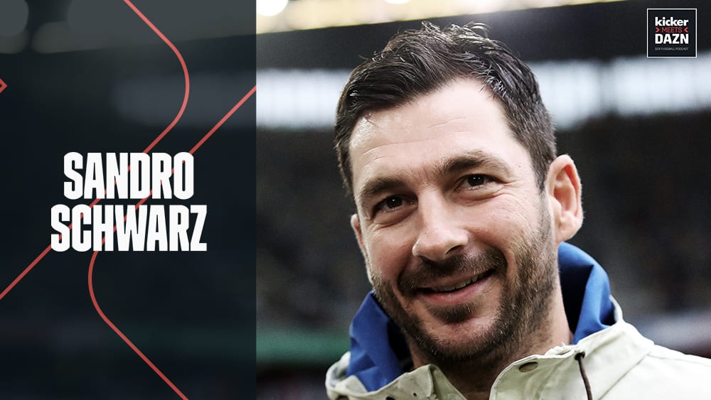 Zu Gast bei "kicker meets DAZN": Sandro Schwarz.