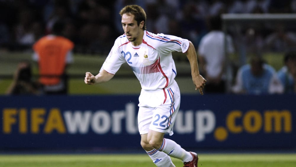 Bei der WM 2006 in Deutschland für Frankreich am Ball: Franck Ribery.