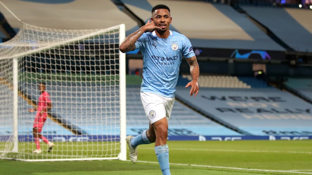 Verhalf seinem Team ins Viertelfinale: Manchester Citys Gabriel Jesus bereitete einen Treffer vor und erzielte einen selbst.