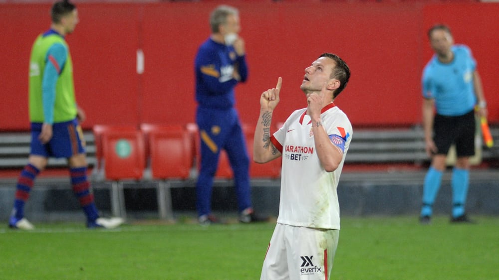 Ivan Rakitic erzielte gegen Barcelona den 2:0-Endstand.