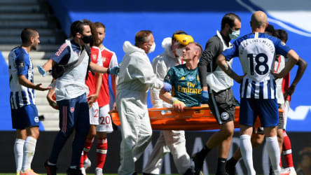 Bernd Leno und Neil Maupay