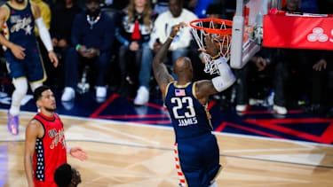 LeBron James dunkt im NBA All-Star Game
