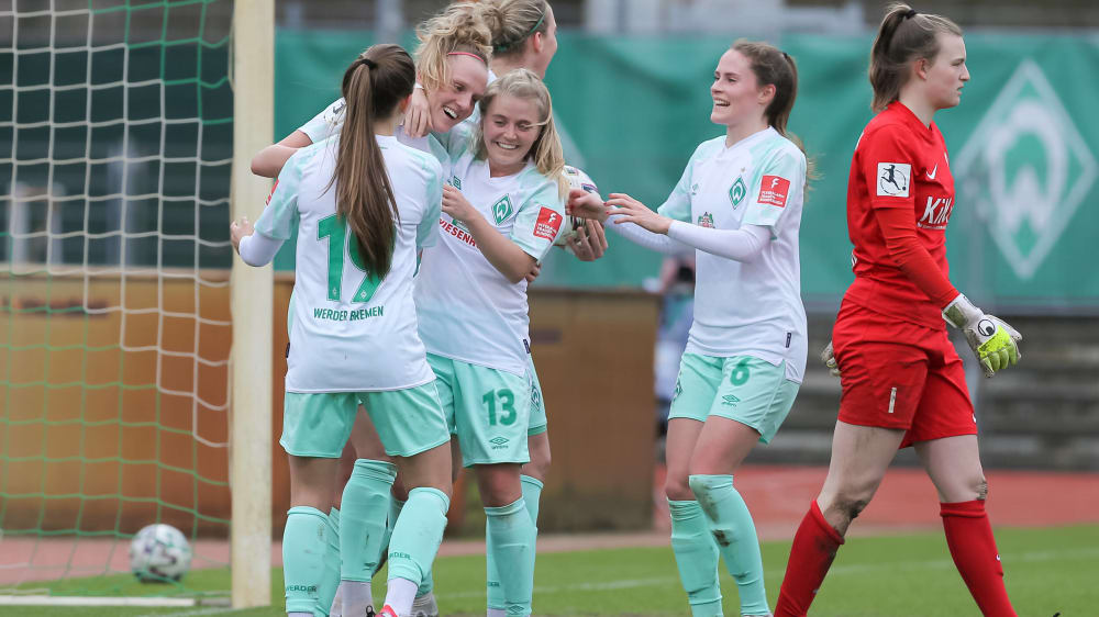 Werder Bremen erreichte das Viertelfinale durch einen Sieg im Elfmeterschießen gegen Meppen.
