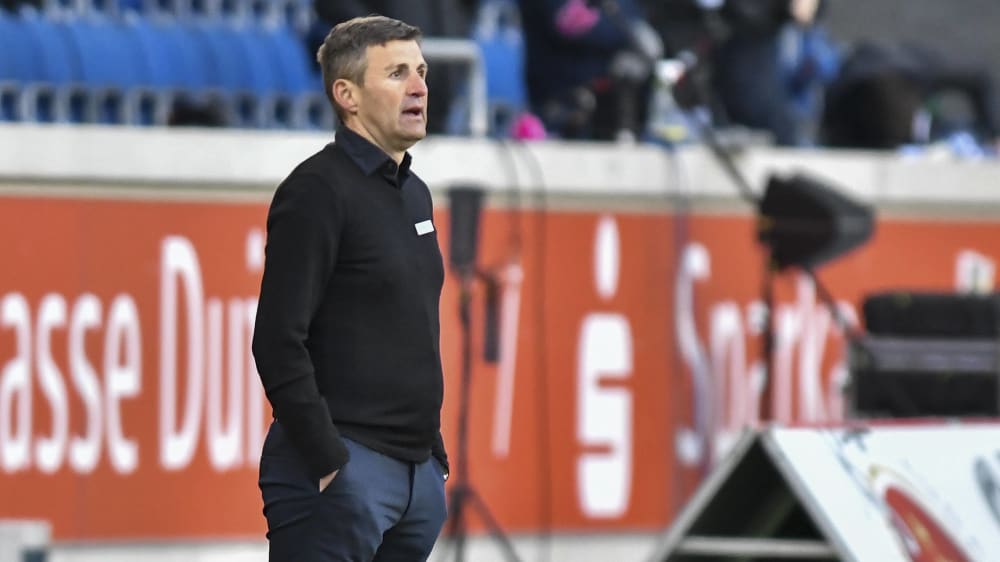 Ging in den vergangenen fünf Partien nur einmal als Sieger vom Platz: 1860-Coach Michael Köllner.