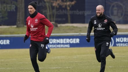 Georg Margreitter (li.) mit Individualtrainer Nate Weiss