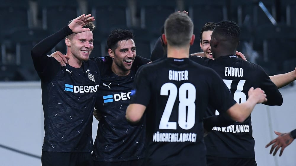 Dem 6:0 im Hinspiel folgte ein 4:0 im Rückspiel: Mönchengladbach bejubelte die nächsten drei Punkte in Gruppe B.