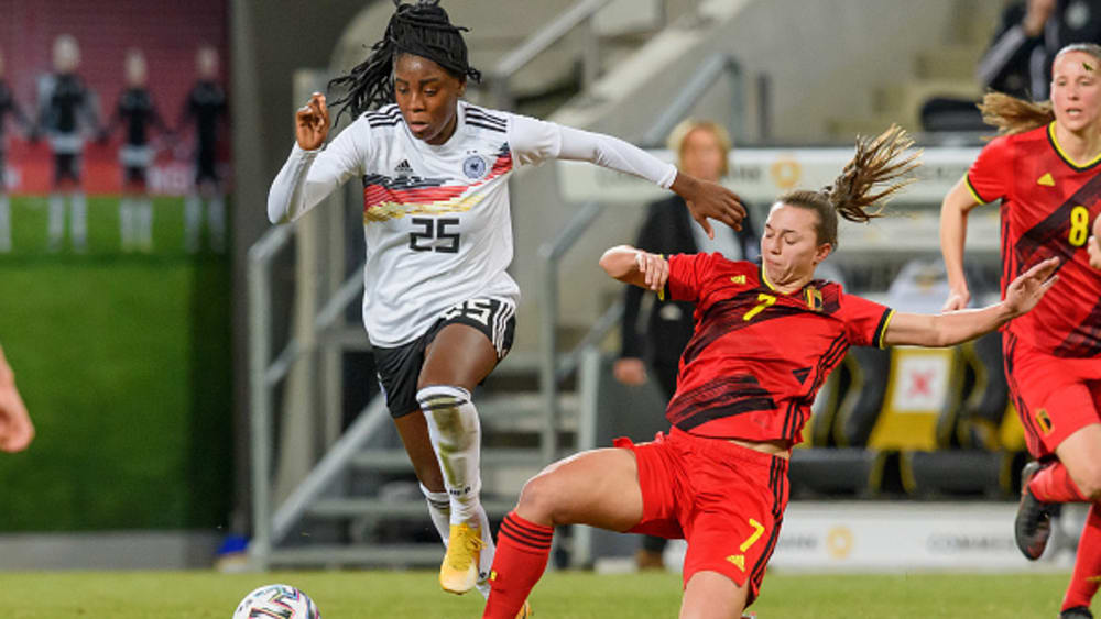 Im Februar feierte sie ihr Debüt in der deutschen Nationalmannschaft: Nicole Anyomi.