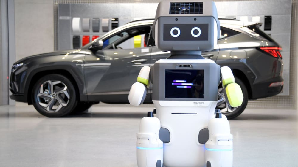 Hyundai DAL-e: Er erkennt Gesichter und versteht die menschliche Sprache.