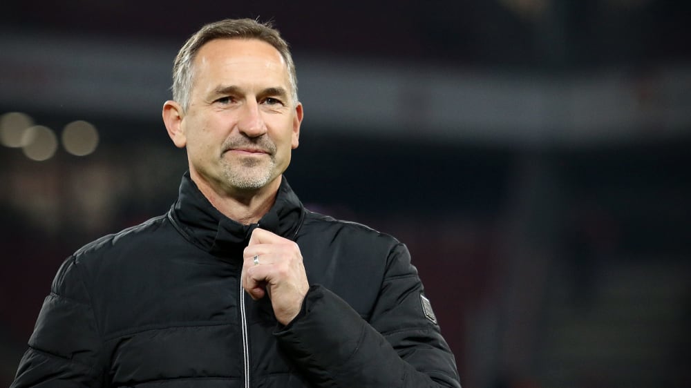 Der ehemalige Kölner-Coach Achim Beierlorzer ist beim 1. FSV Mainz im Gespräch.