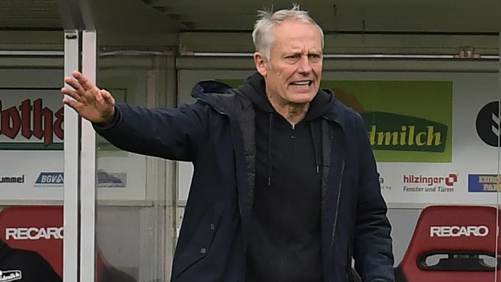 Hat derzeit auch das Regionalliga-Team genau unter Beobachtung: Christian Streich.